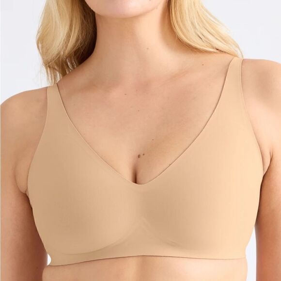 Knix Revolution V-Neck Bra Nude Size 7 36-38 DD/ E - Picture 1 of 5